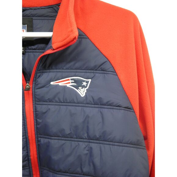New England Patriots Jacket  Large Full Zip NFL Football G-III apparel - Picture 3 of 6